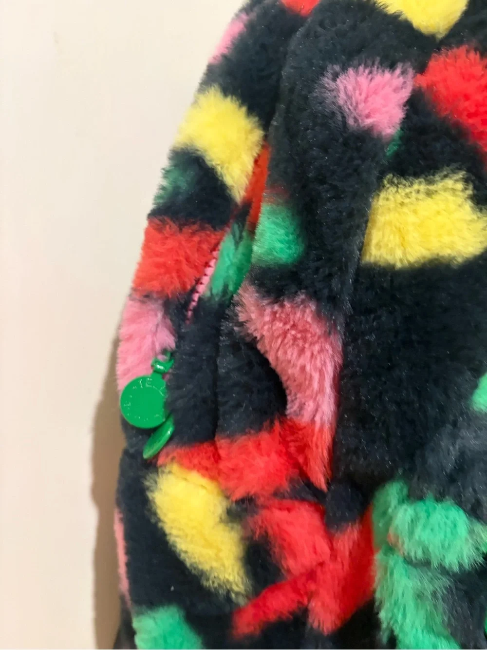 Stella McCartney faux-fur kids backpack 🎒rare find